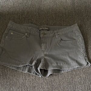 Highway Jeans Women's Gray Short Denim Shorts